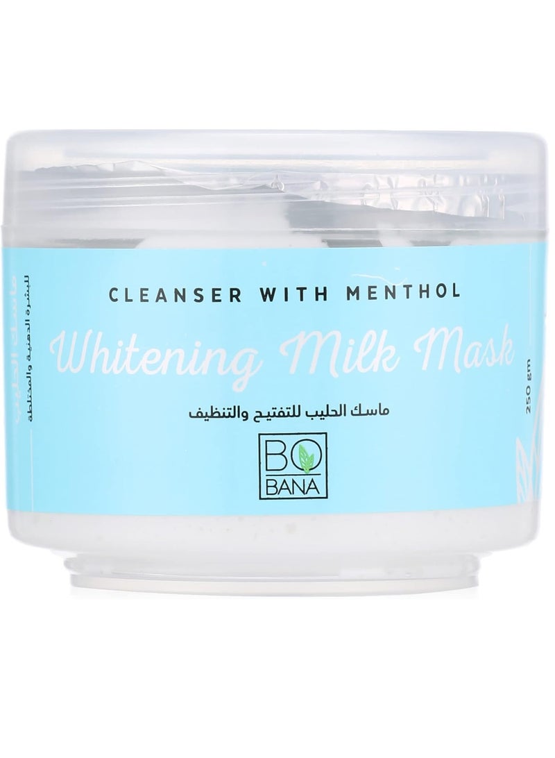 بوبانا قناع تبييض الحليب بالمنثول 250 جرام - Image 1