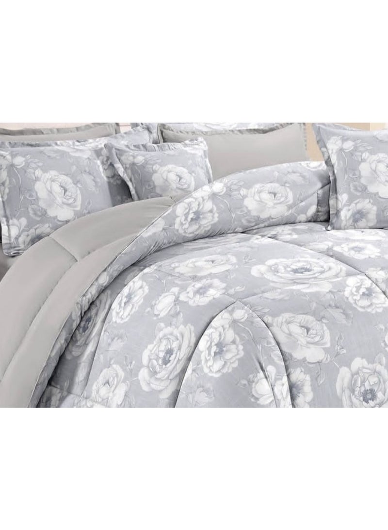 Selena | Floral double-sided Twin bedding set 8 pieces 240 * 220 cm - Image 2