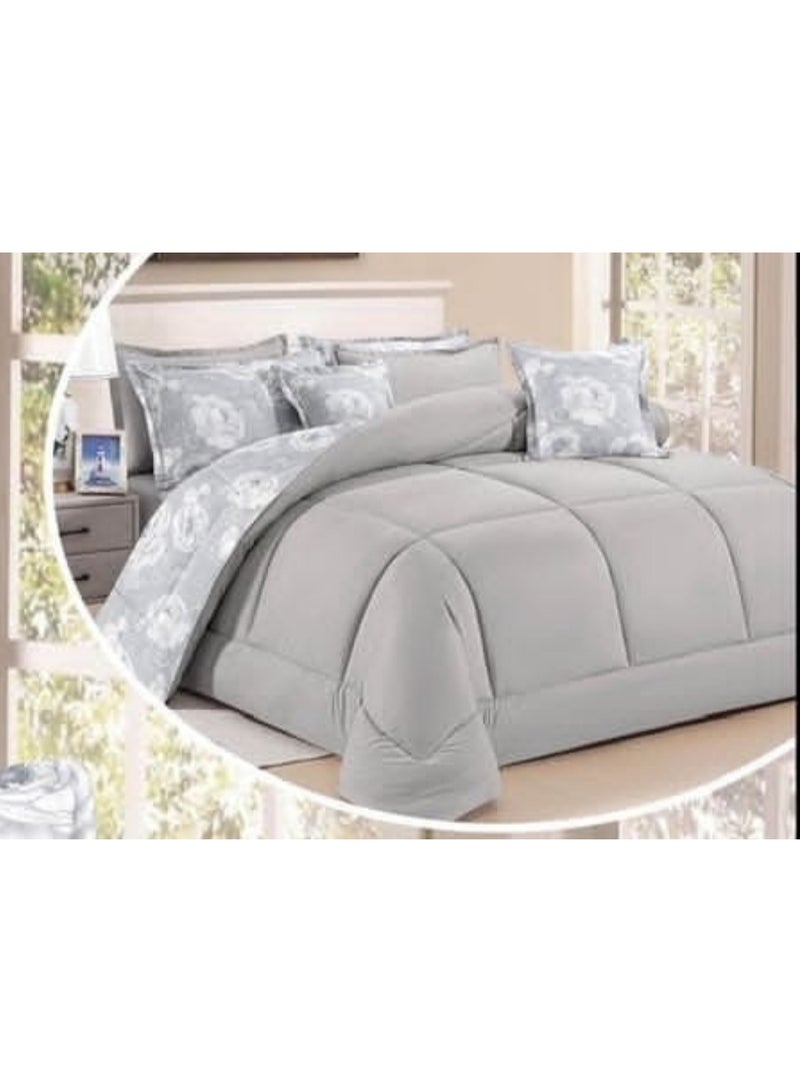 Selena | Floral double-sided Twin bedding set 8 pieces 240 * 220 cm - Image 4