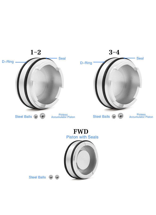 4L60E 4L65E 4L70E Pinless Forward Accumulator Piston Kit Sonnax FWD, 1-2 and 3-4