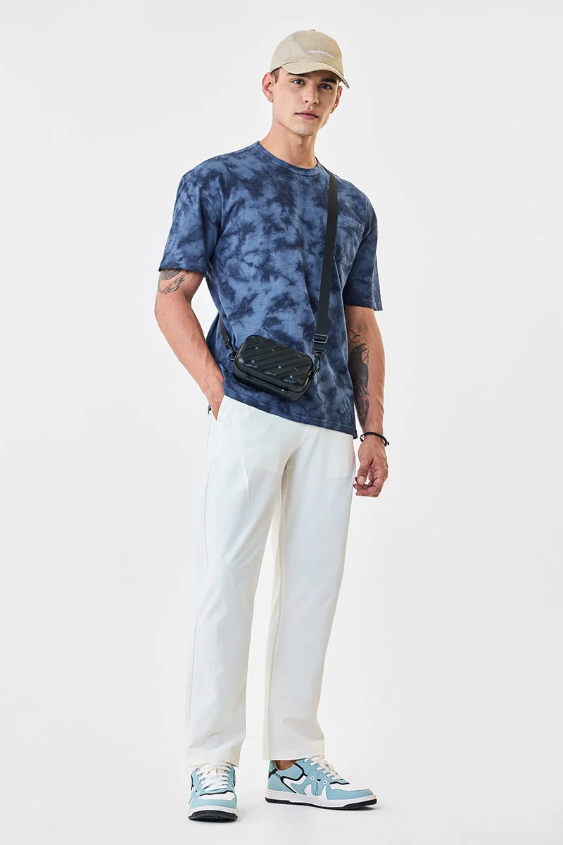 SNITCH بنطلون بقصة مريحة بنقوش