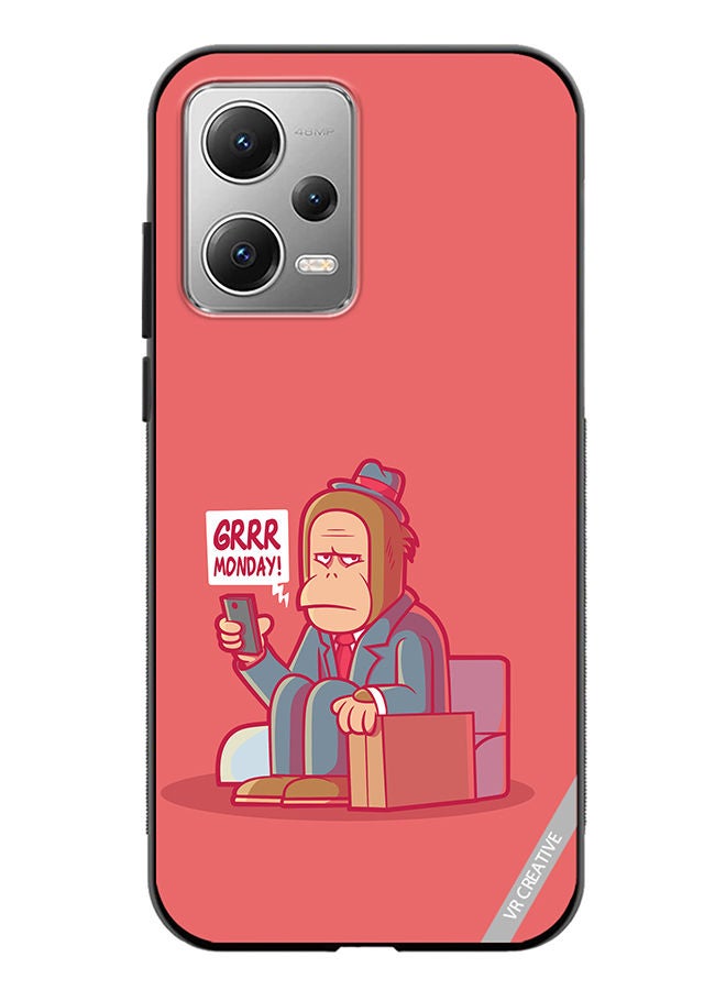 VR CREATIVE Protective Case Cover For Xiaomi Redmi Note 12 Mondays Design Multicolour - Image 1