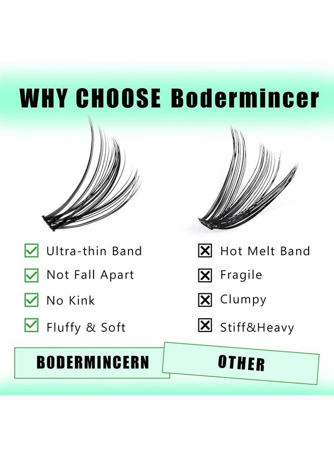 بودير مينسر رموش بودرمينسر السوداء، 240 قطعة، 20D/40D، رموش صناعية طويلة، رموش فردية، صينية مختلطة، رموش منك صناعية، 8-22 مم (20D-12 مم) - Image 4