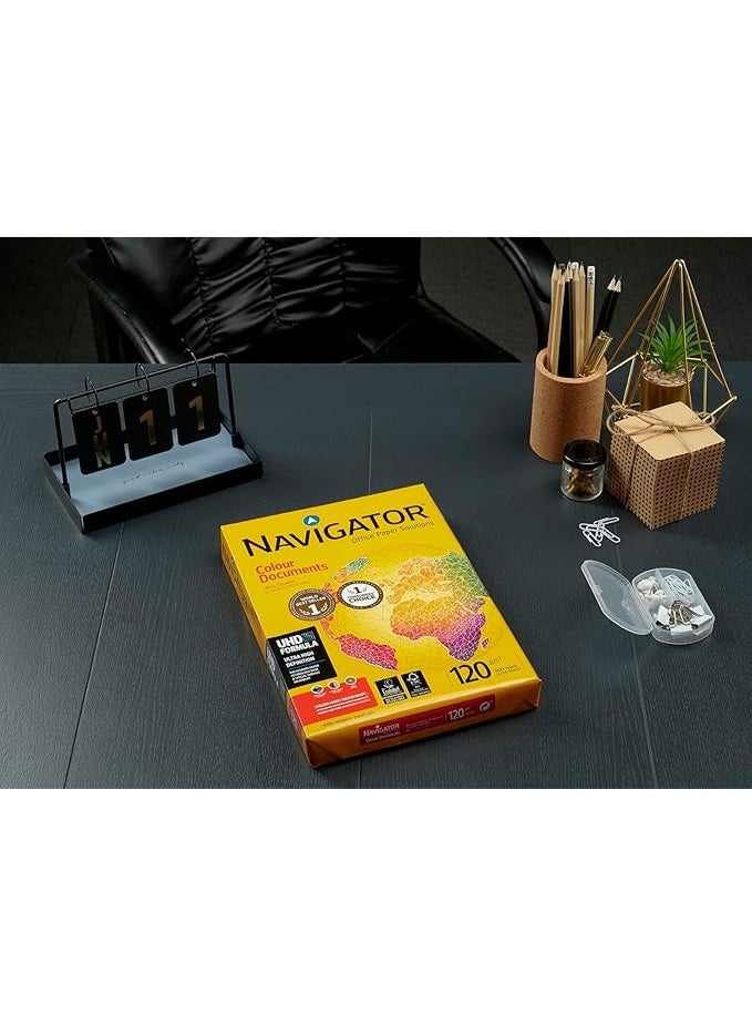 NAVIGATOR Nuco Colour Documents - A4 Colour Printer Paper, White, 120GSM, 250 Sheets - Image 2