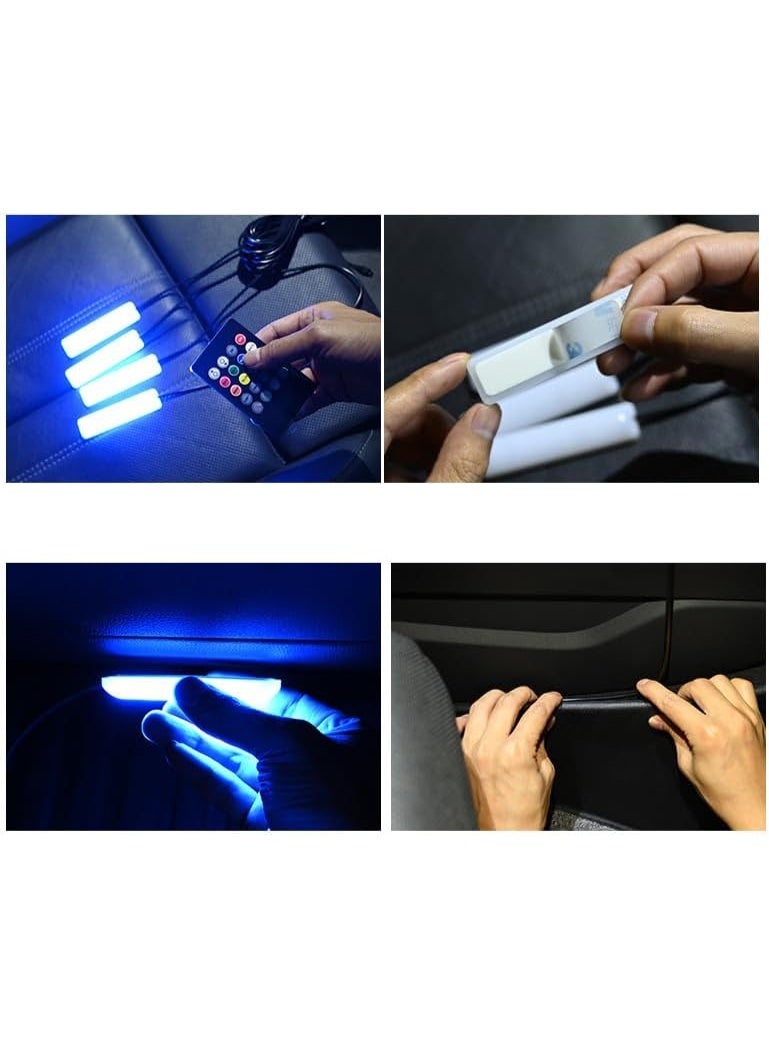سيارة داخلية LED, مقاومة للماء LED الشريط للسيارة الداخلية, USB Powered Ambient Footwell Lights, ألوان قابلة للتخصيص, سهلة التركيب, عالمية للسيارات, سيارات الرياضة الحرارية, RVs - Image 2