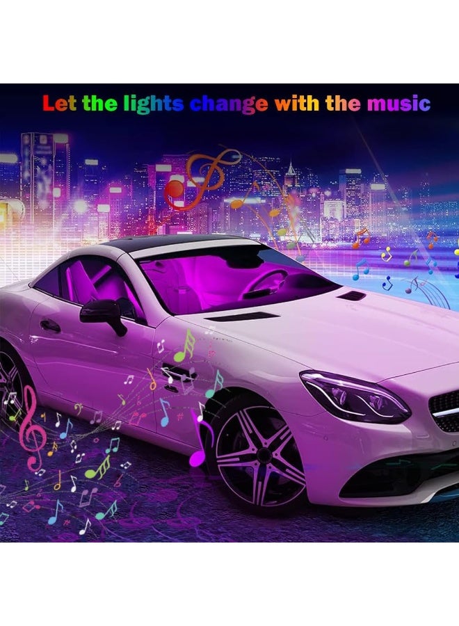سيارة داخلية LED, مقاومة للماء LED الشريط للسيارة الداخلية, USB Powered Ambient Footwell Lights, ألوان قابلة للتخصيص, سهلة التركيب, عالمية للسيارات, سيارات الرياضة الحرارية, RVs - Image 5