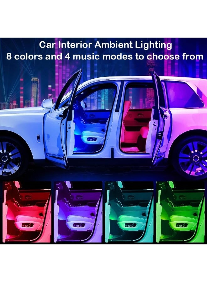 سيارة داخلية LED, مقاومة للماء LED الشريط للسيارة الداخلية, USB Powered Ambient Footwell Lights, ألوان قابلة للتخصيص, سهلة التركيب, عالمية للسيارات, سيارات الرياضة الحرارية, RVs - Image 4