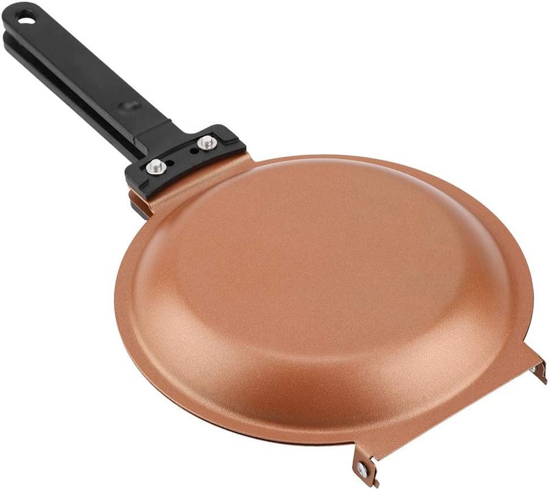 klarako Double Side Frying Pan, Non-stick Frying Pan with Double-sided Flip Design Fried Egg Pancake Pan for Kitchen - Image 2