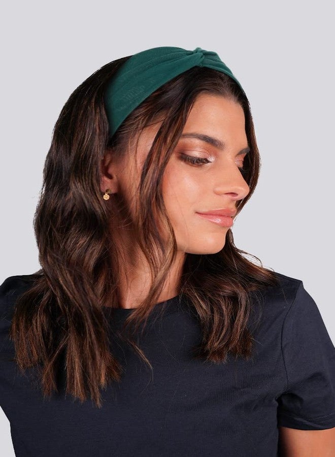 هواتشي أطواق شعر عريضة من هواتشي للنساء، أطواق شعر عصرية، لفائف رأس توربان، إكسسوارات شعر لليوجا، عبوة من 6 قطع - Image 3