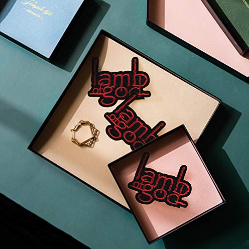 ReNext Lamb of god Logo Punk Rock Heavy Metal Music Band Jacket T Shirt Patch Sew Iron on Embroidered Symbol Badge Cloth Sign Costume - Image 4