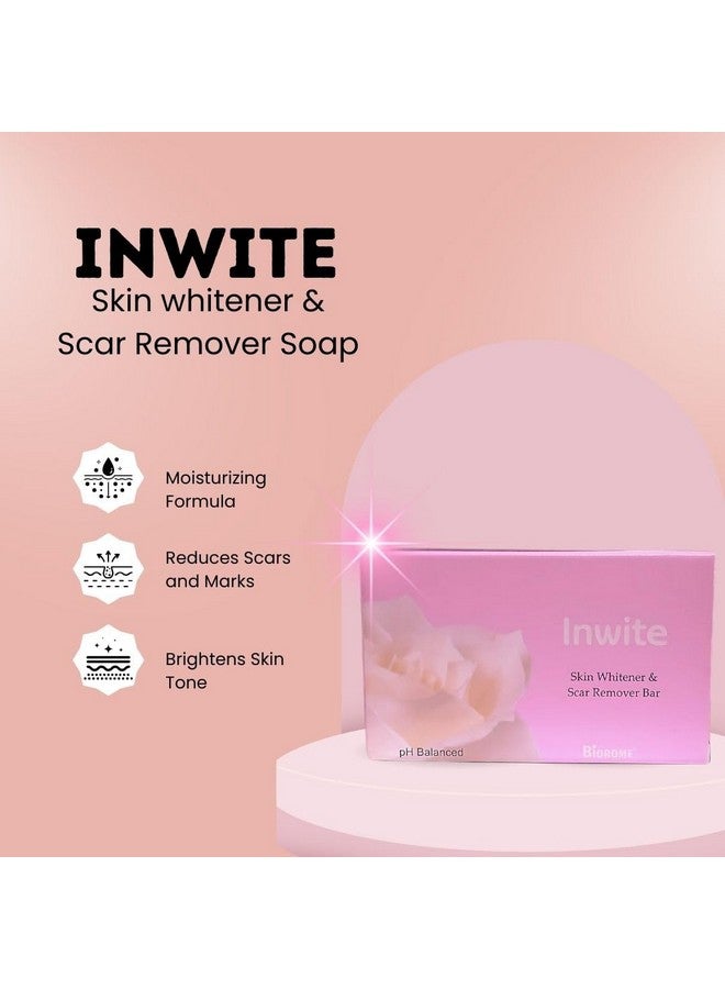 ZEE صابون إنوايت حمض الكوجيك و الجلوتاثيون | صابون تبييض للبقع الداكنة، إزالة السمرة، يضيء الإبطين | صابون للنساء والرجال لإزالة البقع الداكنة وفرط التصبغ | لبشرة متألقة - (عبوة من 3) 75 جرام - Image 2