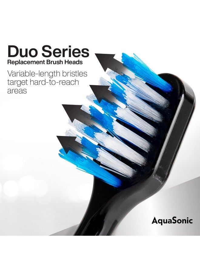 أكوا سونيك رؤوس فرشاة أسنان بديلة من سلسلة AquaSonic Duo | للأسنان العادية والحساسة | متوافقة مع مقابض فرشاة أسنان سلسلة Duo وHome Dental Center | غير متوافقة مع سلسلة Duo Pro - Image 3