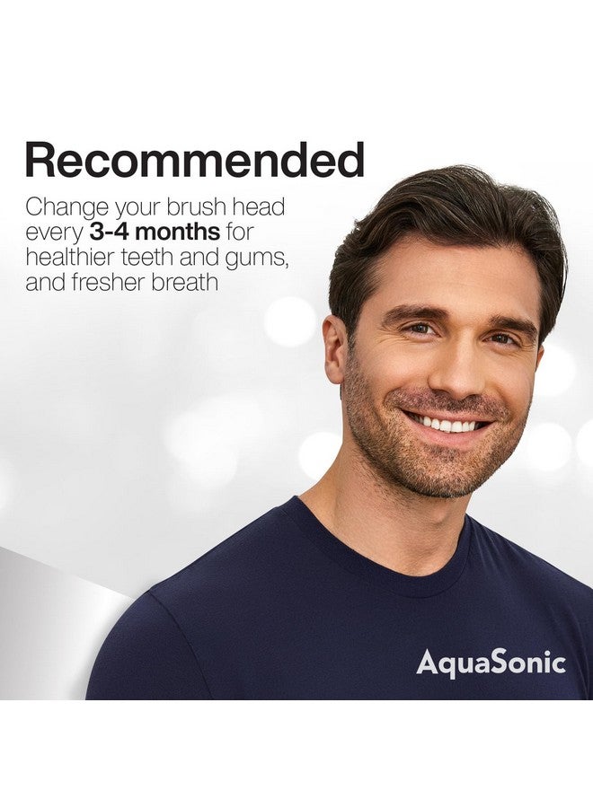 أكوا سونيك رؤوس فرشاة أسنان بديلة من سلسلة AquaSonic Duo | للأسنان العادية والحساسة | متوافقة مع مقابض فرشاة أسنان سلسلة Duo وHome Dental Center | غير متوافقة مع سلسلة Duo Pro - Image 4