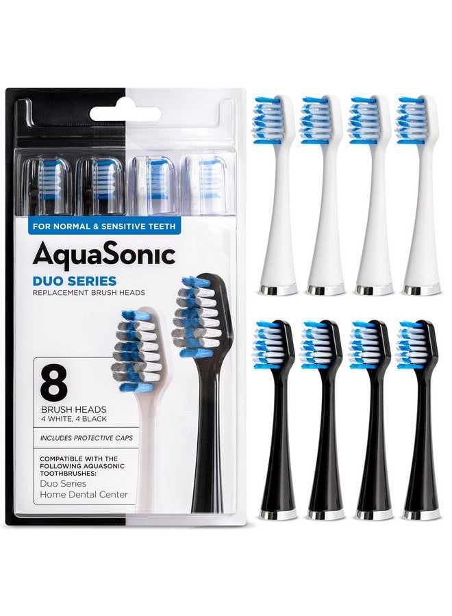 أكوا سونيك رؤوس فرشاة أسنان بديلة من سلسلة AquaSonic Duo | للأسنان العادية والحساسة | متوافقة مع مقابض فرشاة أسنان سلسلة Duo وHome Dental Center | غير متوافقة مع سلسلة Duo Pro - Image 1