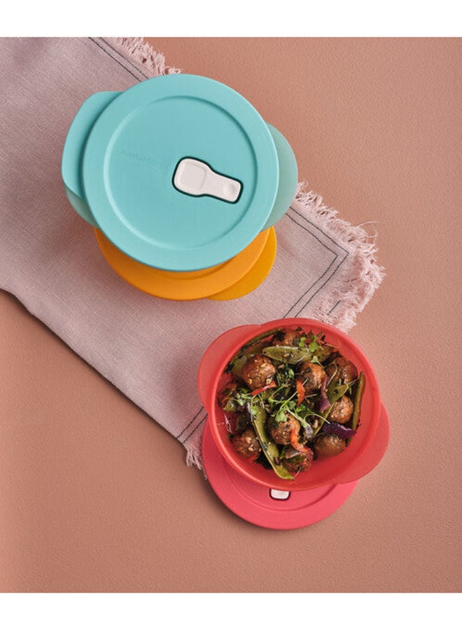 توبروير طقم أوعية تابروير 3 قطع للتخزين والتقديم والاستخدام المباشر، آمنة للغسالة والميكروويف – متعددة الألوان، حجم كبير (1 لتر، 1.5 لتر و2 لتر) - Image 3