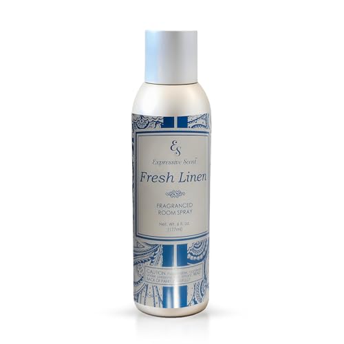 Expressive scents Aromatic Room Spray - Long Lasting fresh linen Air Freshener for Home & Office – Air Freshener for Bathroom & Small Spaces 6 FL Oz - Image 1