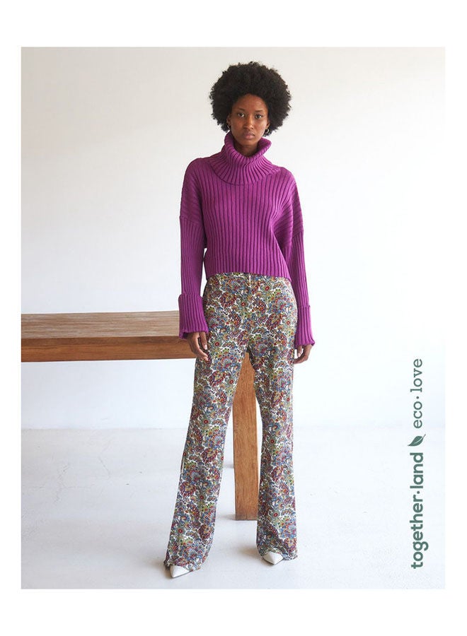 BSB PRINTED WIDE-LEG TROUSERS - TOGETHERLAND - Image 2