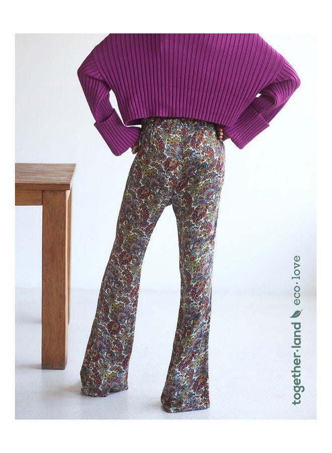 BSB PRINTED WIDE-LEG TROUSERS - TOGETHERLAND - Image 3