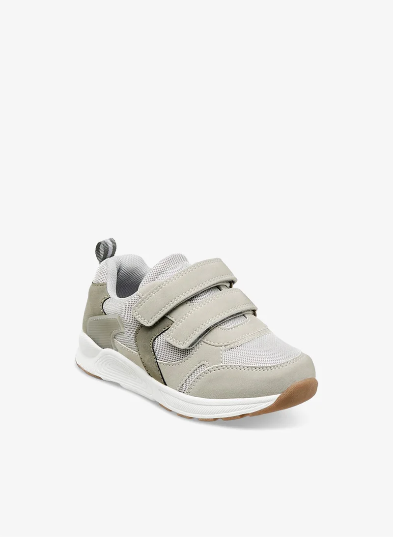 جونيورز حذاء رياضي بألواح وإغلاق بشريط لاصق