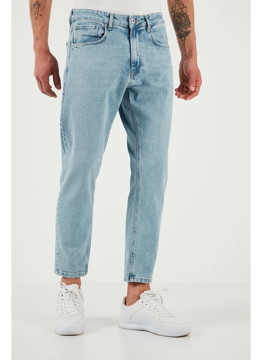 Buratti Stretch Cotton Slim Fit Normal Waist Straight Leg Jeans Men's Jeans 5900S601MILANO