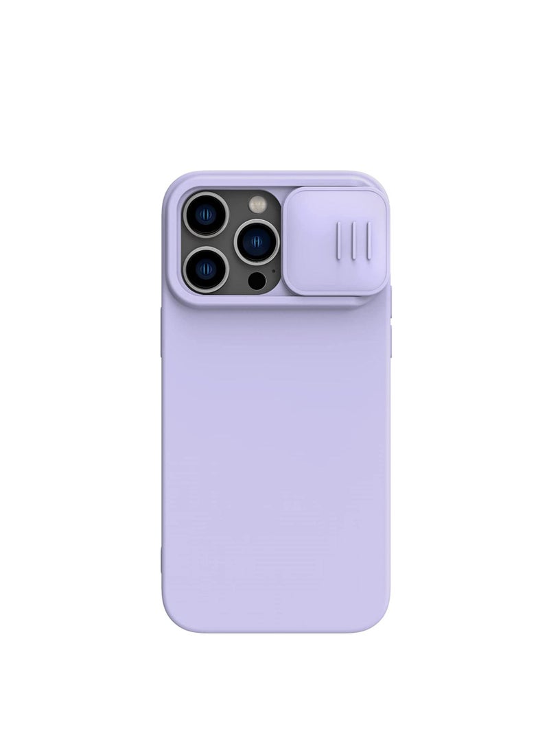 Nillkin CamShield Silky Silicone Case For iphone 14 Pro Max - Purple  - Image 1