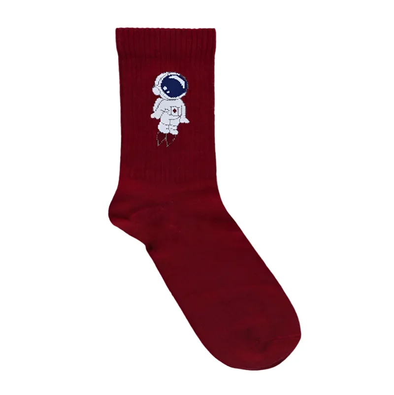 Katia&Bony Astronaut Socks - Red