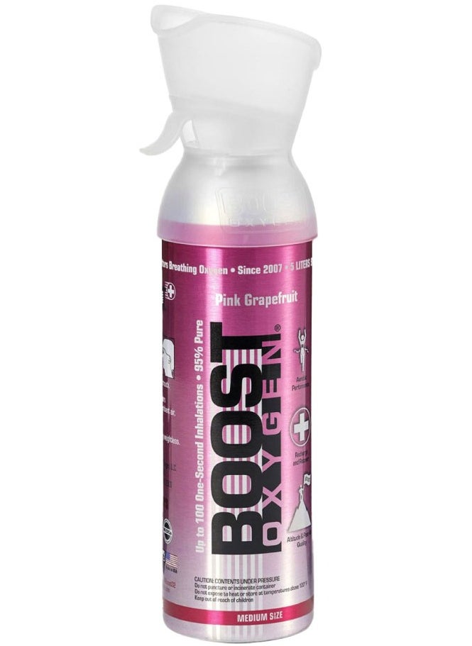 BOOST OXYGEN Pink Grapefruit 5L Pure and Natural 