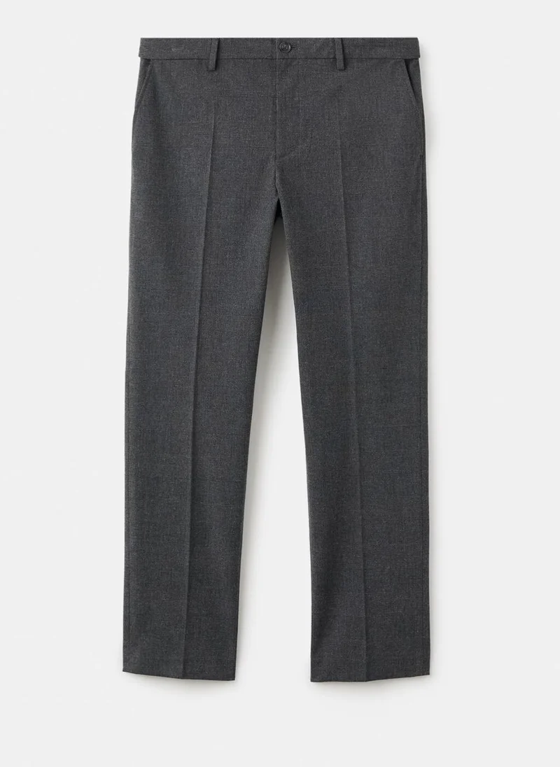 Mango Man  Slim-fit flannel trousers for Men | Best Price UAE