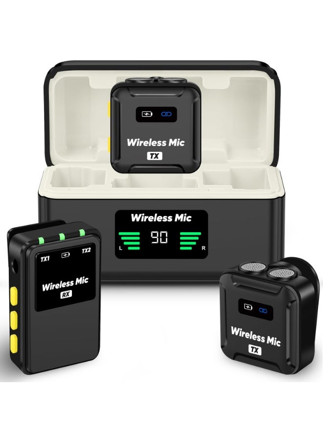 bukela Bukela Wireless Lavalier Microphone 2 Tx 1 Rx Charging Case Z731EECF84B88362F0DBDZ