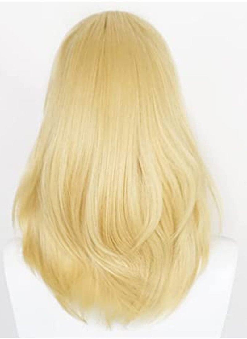 Generic - Howl's Moving Castle Howl cos wig special blonde simulated scalp top cosplay wig costumes dress up wig - Image 1