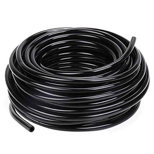 Hourleey 50 Feet Blank Distribution Tubing Irrigation Drip Hose, 1/4 Inch Drip Line - Image 1