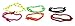 Fun Express Bulk Friendship Bracelets 72 adjustable nylon bracelets in a variety of colors Party Favors and Giveaways - Image 4