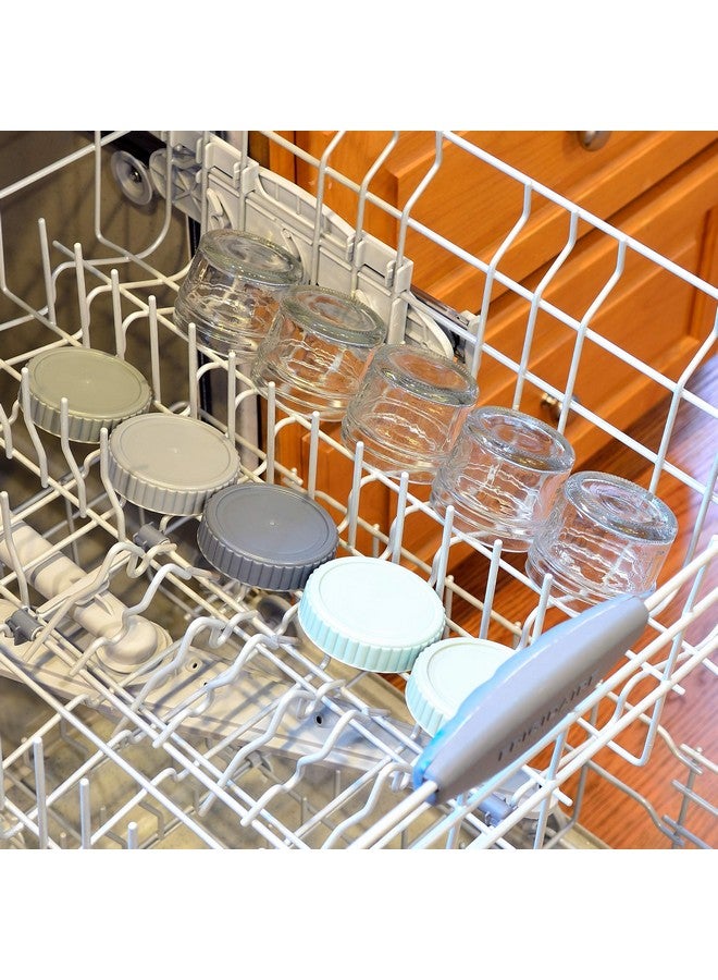 Youngever Glass Baby Food Storage, 4 Ounce Stackable Baby Food Glass Containers with Airtight Lids, Glass Jars with Lids, 8 Urban Colors (8 Sets) - Image 4