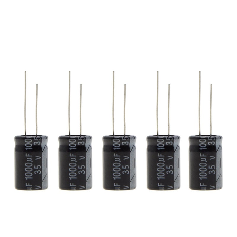 YXQ 30Pcs 1000uF 35V 105C Volt Radial Lead Electrolytic Capacitor,13x21mm - Image 1