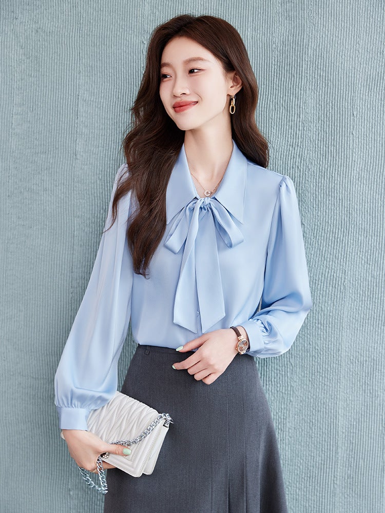 Professional White Shirt Female Autumn Civil Servant Ugc Teacher College Student Unit Interview Work Dress Suit Female - Image 5