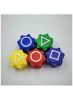 Generic Traditional Korean Gonggi Board Game Squid Tossing, 1 set has 5pcs, Squid Game, Interesting desktop decorations, Suitable for ages 14+,Gong-Gi Creative Gifts  - Image 4