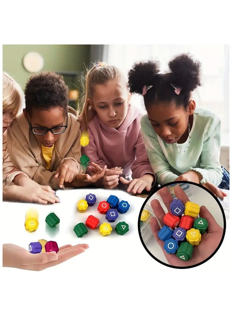 Traditional Korean Gonggi Board Game Squid Tossing, 1 set has 5pcs, Squid Game, Interesting desktop decorations, Suitable for ages 14+,Gong-Gi Creative Gifts  - Image 2