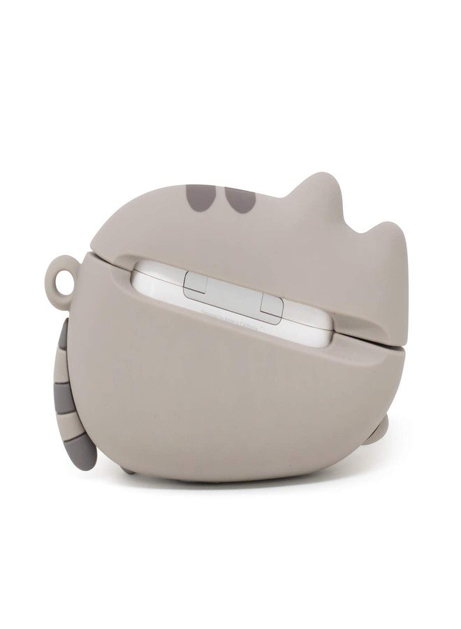 iFace x Pusheen The Cat [ Compatible with AirPods Pro ] Cute Case - Silicone Protective Cover [Carabiner Clip Included] [Wireless Charging Compatible] - Laying Down - Image 3