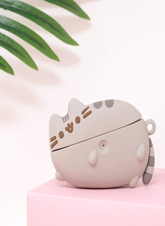 iFace x Pusheen The Cat [ Compatible with AirPods Pro ] Cute Case - Silicone Protective Cover [Carabiner Clip Included] [Wireless Charging Compatible] - Laying Down - Image 5