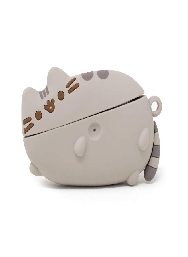 iFace x Pusheen The Cat [ Compatible with AirPods Pro ] Cute Case - Silicone Protective Cover [Carabiner Clip Included] [Wireless Charging Compatible] - Laying Down - Image 1