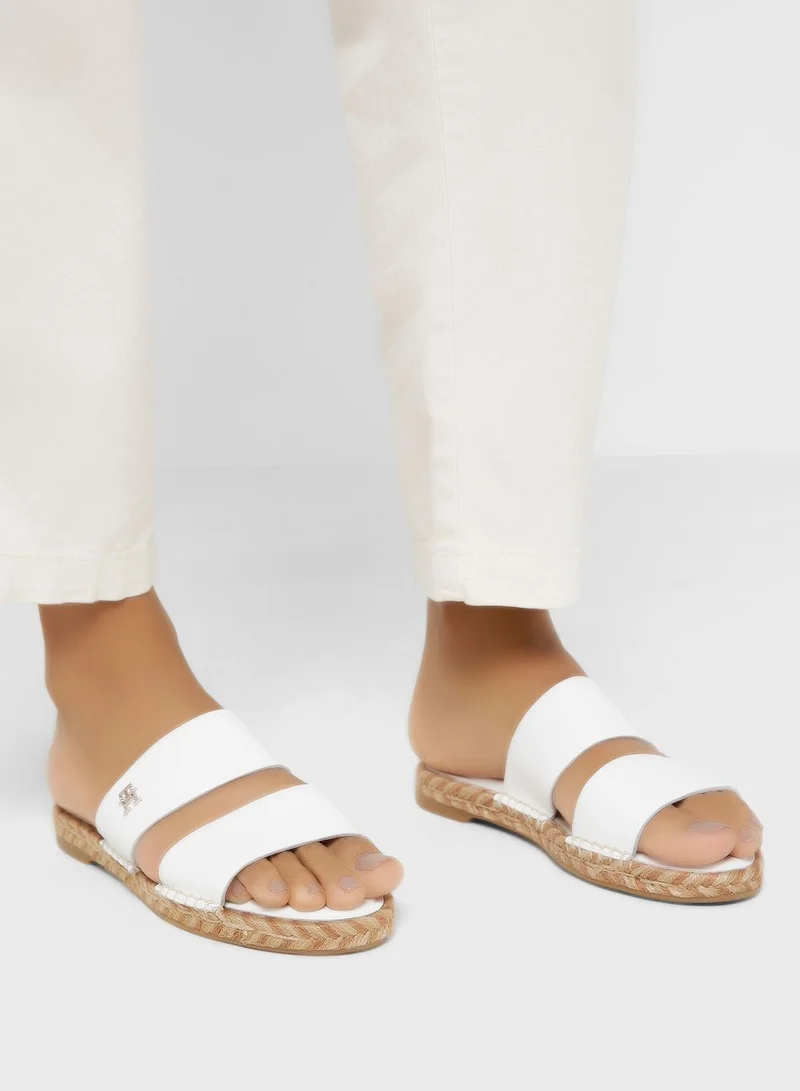 TOMMY HILFIGER Double Strap Flat Sandals