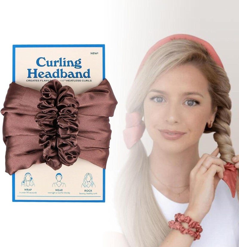 كلاراكو أداة تجعيد شعر مريحة بدون حرارة للنساء والفتيات، مثالية للنوم، مع ربطة رأس وشريط تجعيد، مناسبة للشعر الطويل، أدوات تجعيد الشعر الليلية بدون حرارة، مثالية لتجعيد الشعر بسهولة. - Image 5