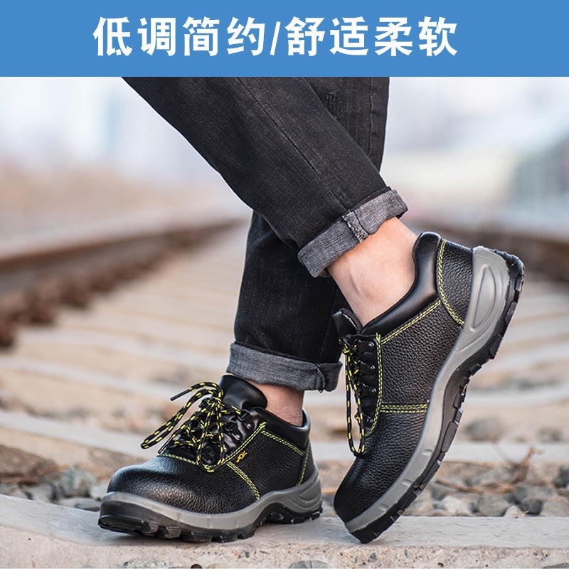 Men's Safety Shoes – Breathable Steel Toe Anti-Smash Anti-Puncture Work Footwear - Image 4