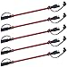 Sixzoo 5 PCS 12 Gauge Quick Disconnect Polarized Wire Harness 12 Inch Heavy Duty SAE Connector Bullet Lead Cable 12 Volt Connectors 2 Pin with Waterproof Caps for Motorcycle Car Tractor - Image 2