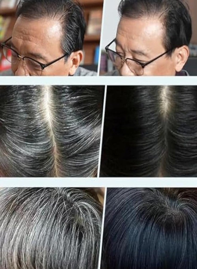 Oprtuisi كريم صبغة الشعر بالفواكه السوداء أوبروتيزي، صبغة شعر طبيعية للفواكه لتغطية الشعر الرمادي، بني كستنائي، للرجال والنساء، 2 أونصة سائلة - Image 5