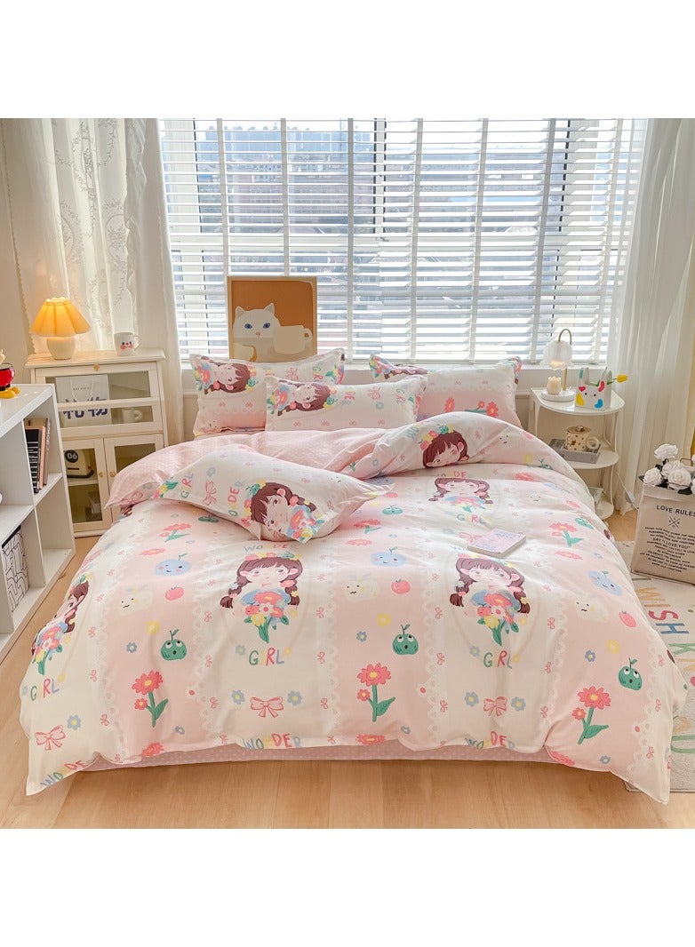 Nariele Dormitory Home Skin Friendly Bedding Bedding Multi Piece Set