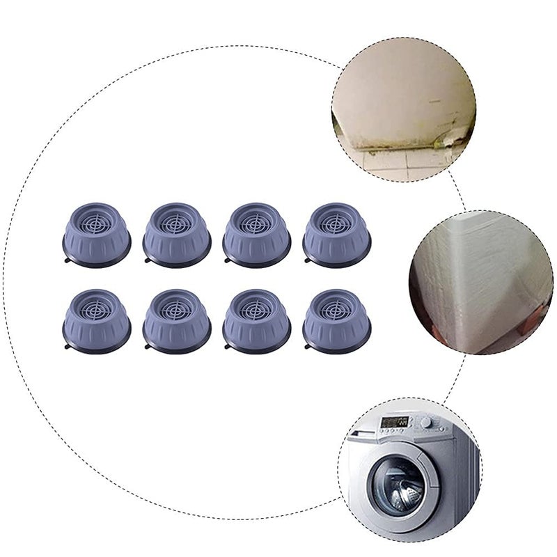 TAPUJI TAPUJI Washing Machine Anti Vibration Pads Washer Foot Pads Dryer Heightening Pads Stabilizer Support Stand for Home 4  - Image 5