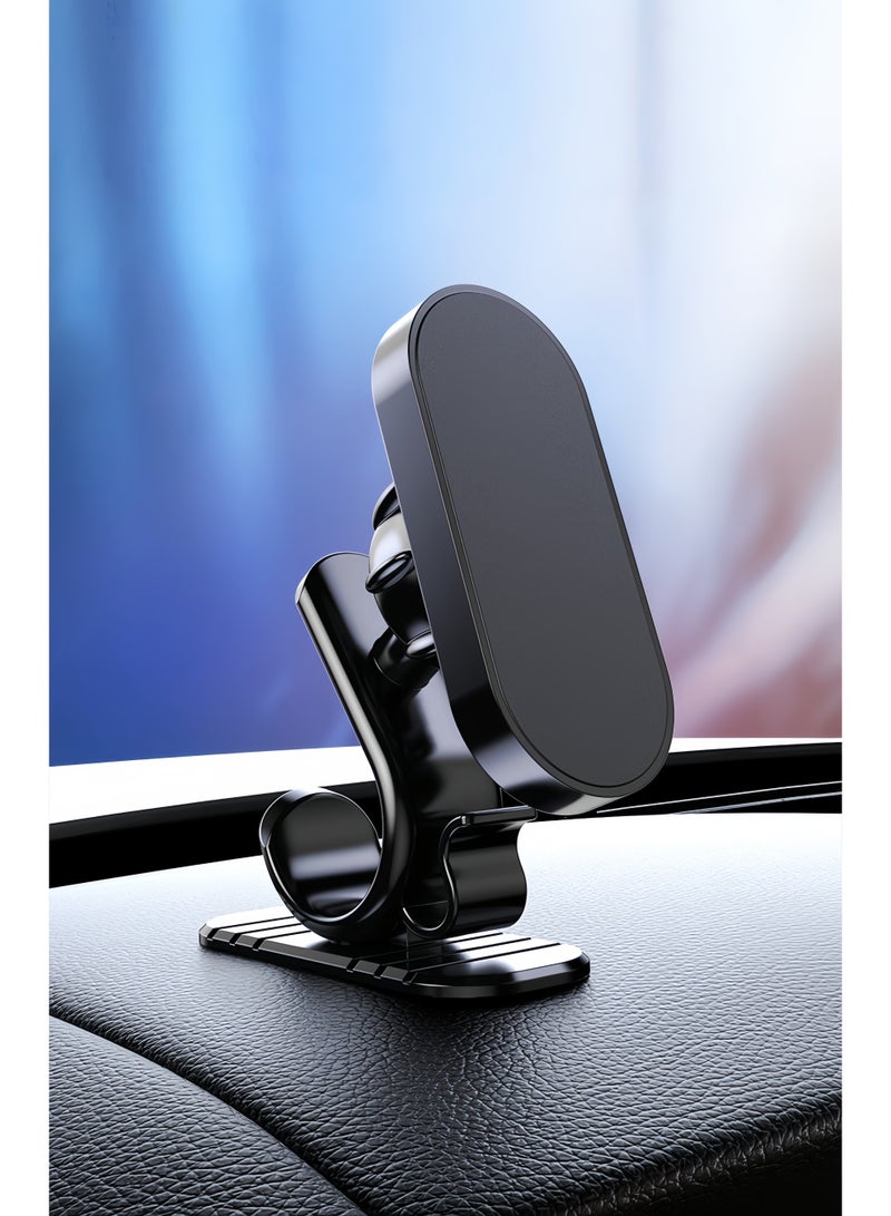 حامل الهاتف المغناطيسي للسيارة ، تركيب كوب امتصاص ، دوران زاوية متعددة ، بما في ذلك ملصقات المرآة والأوراق المغناطيسية لسهولة التركيب - Image 3