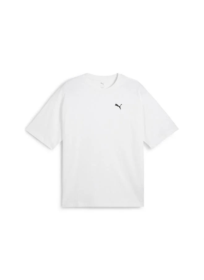 Puma PUMA White WARDROBE Essentials Oversized Tee Men for Men | Best Price UAE