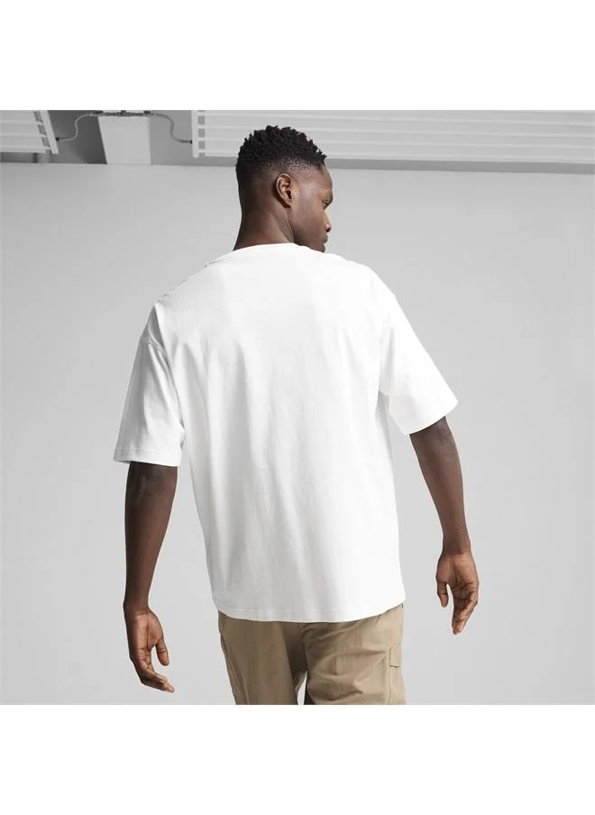 Puma PUMA White WARDROBE Essentials Oversized Tee Men for Men | Best Price UAE